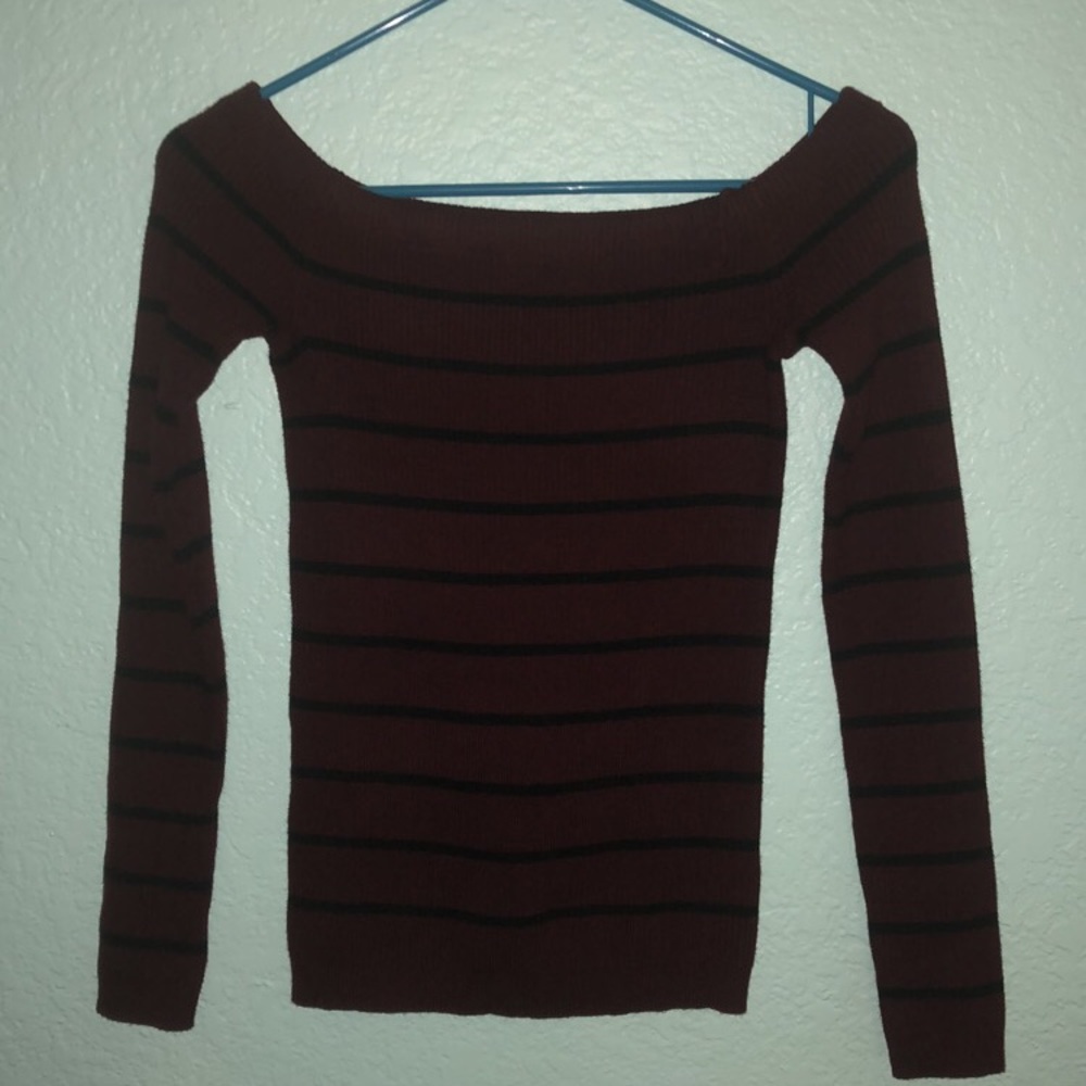 Off the shoulder sweater